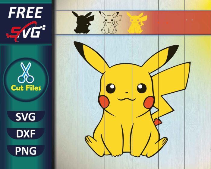 Free Pikachu SVG | Pokemon SVG Free