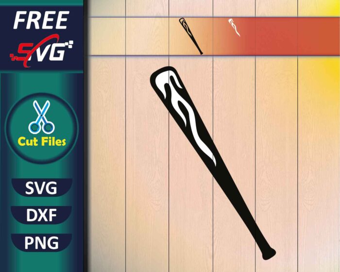 baseball bat SVG Free