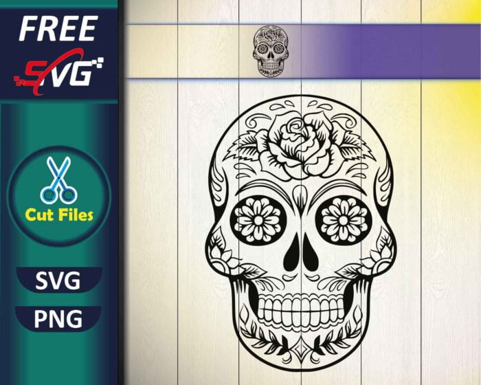 Sugar Skull SVG Free