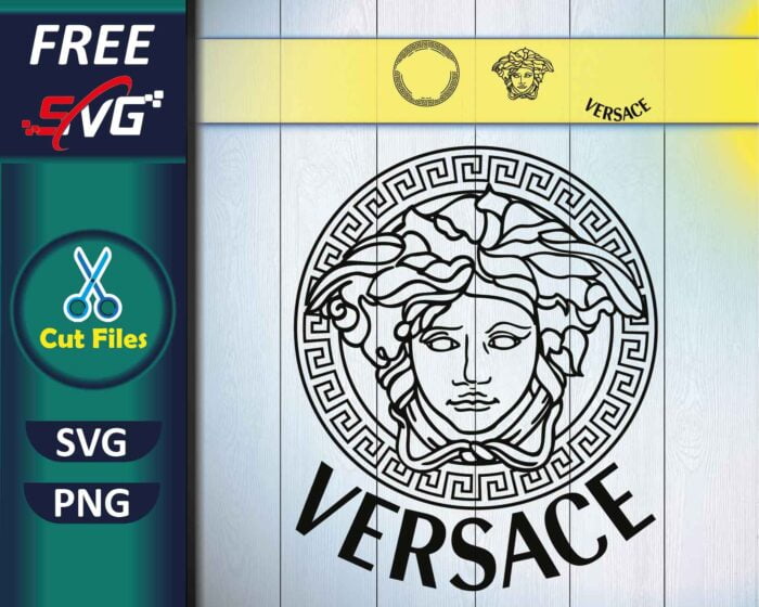 Versace Medusa Logo SVG Free