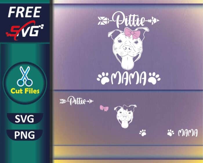 pitbull_mama svg_free