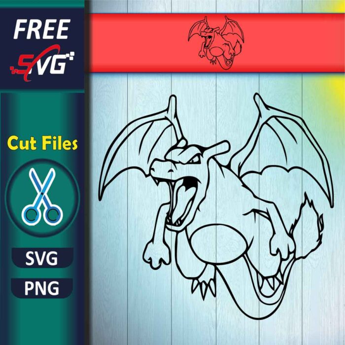 Charizard pokemon SVG Free Download