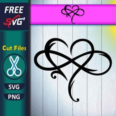 Infinity Heart SVG Free, Love Infinity SVG