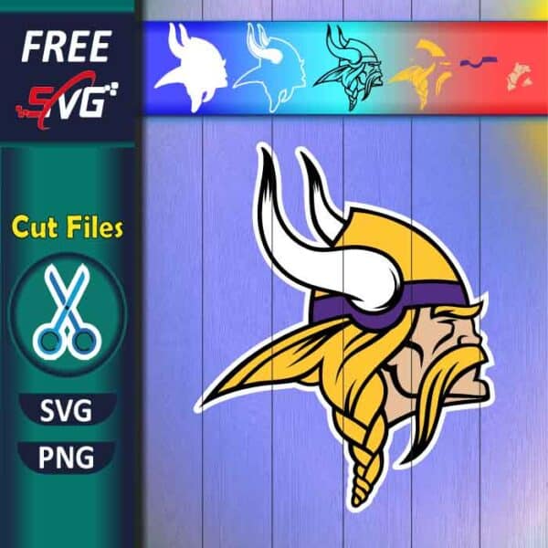 Minnesota Vikings Logo SVG Free for Cricut - Free SVG Files