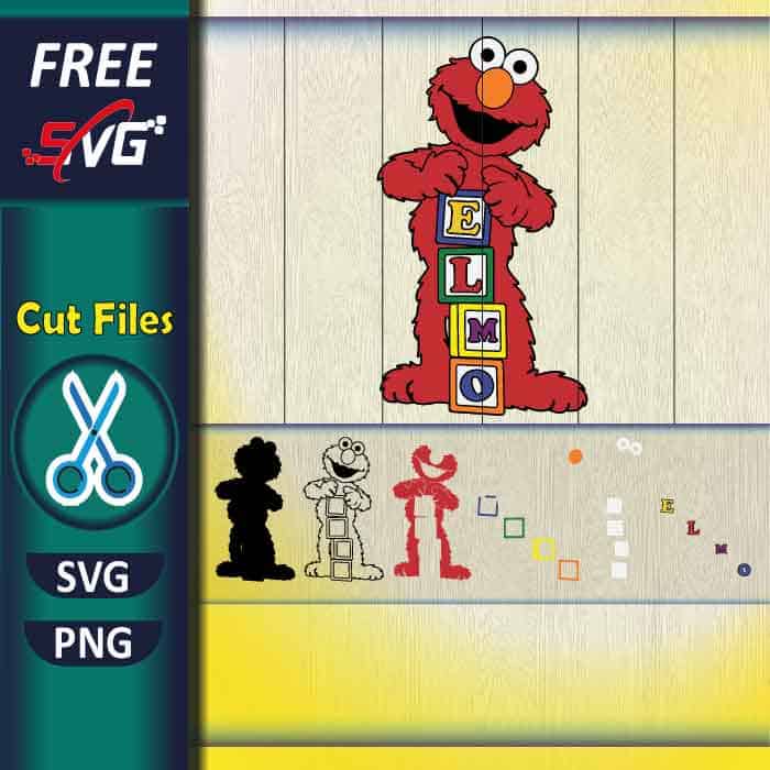 Elmo Svg Free For Cricut Sesame Street Birthday Svg Best Free Svg Files 