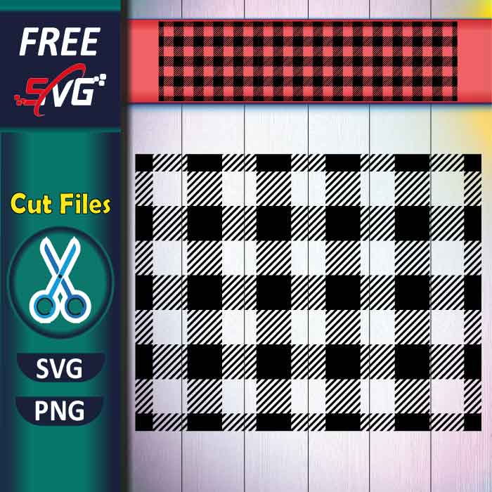 Buffalo plaid pattern SVG free | buffalo plaid stencil svg free