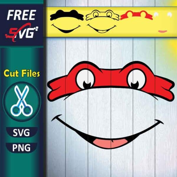 Ninja turtle face SVG Free - Free SVG Files