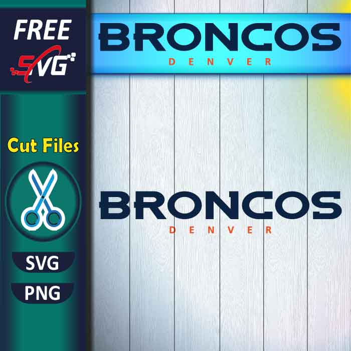 Denver Broncos SVG free