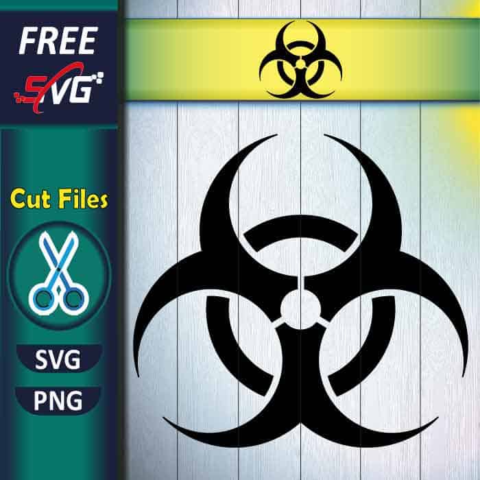 Biohazard symbol SVG free