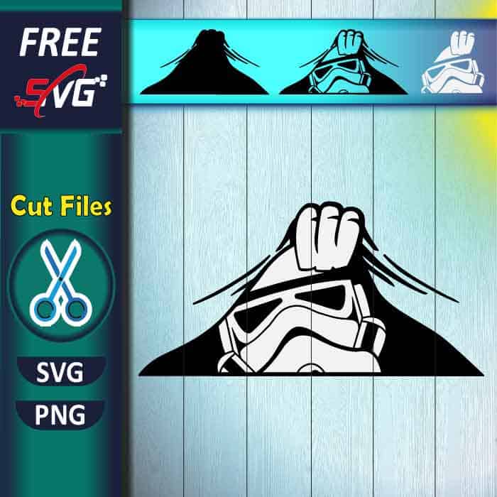 Stormtrooper Peeking SVG free - Star Wars SVG