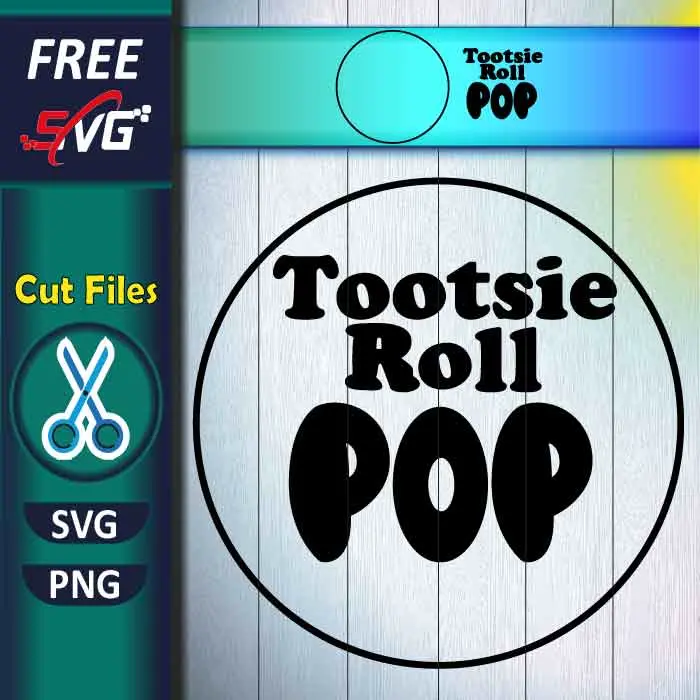 Tootsie Roll Pop Logo SVG free